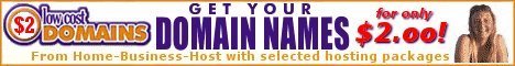 Get your own Domain Name for only $2.oo !!